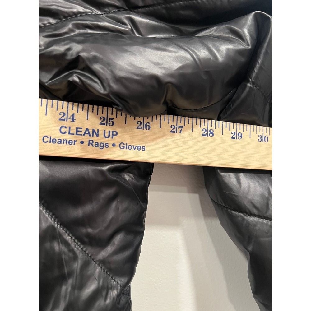 Kenneth Cole Coat Womens Black Quilted Puffer Jacket Sherpa Collar 1X New w Tags - Picture 7 of 16